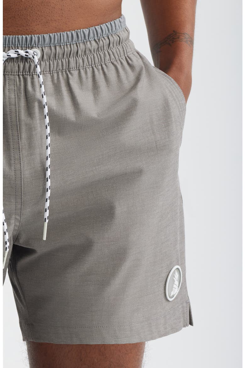The Stardusts 5.5-Inch Swim Trunks, Alternate, color, MEDIUM GREY - SOLID