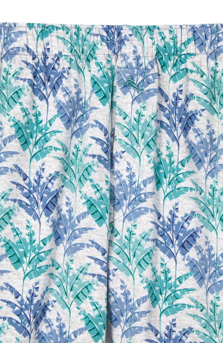 Tommy Bahama Knit Stretch Cotton Boxers, Alternate, color, Grey Heather/ Print