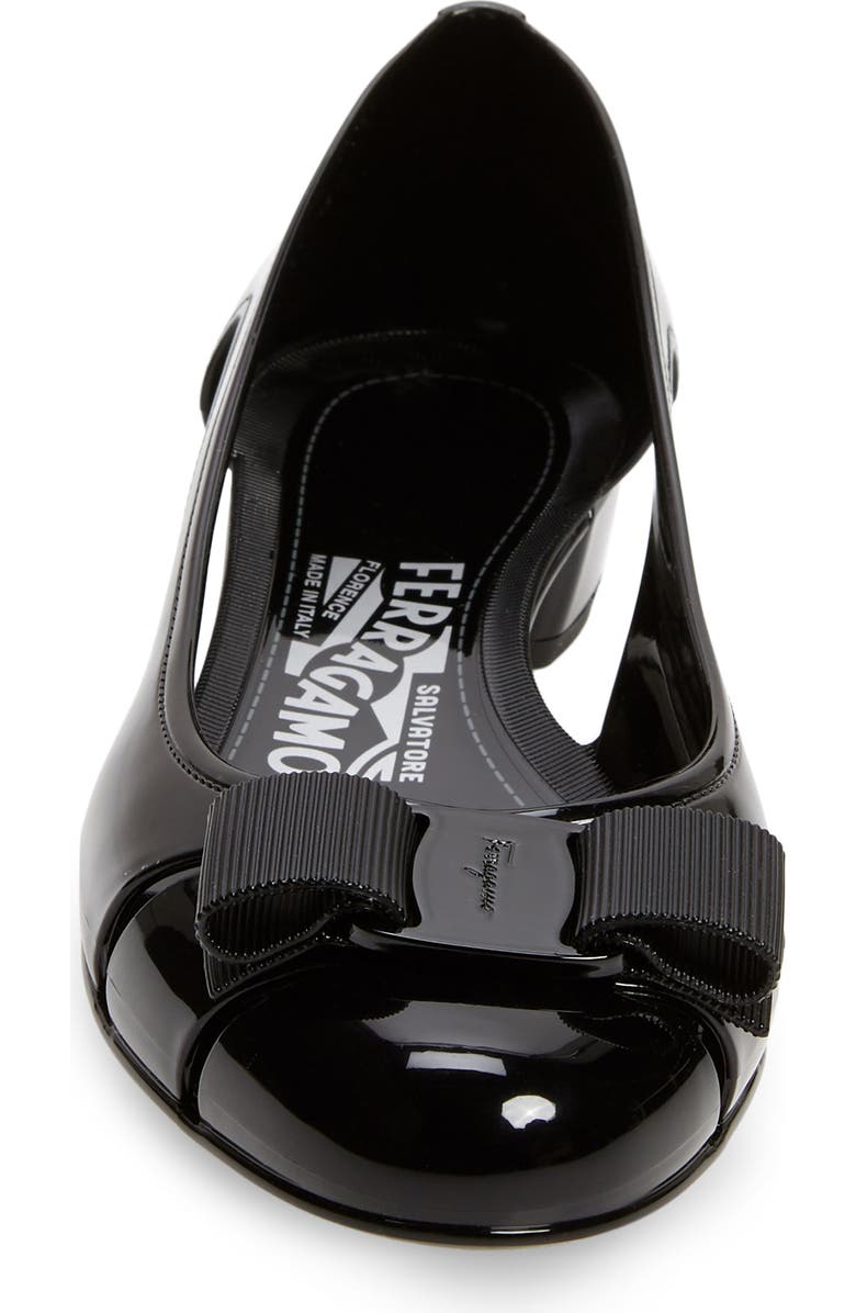 FERRAGAMO Salvatore Ferragamo Jelly Cutout Ballerina Flat, Alternate, color,