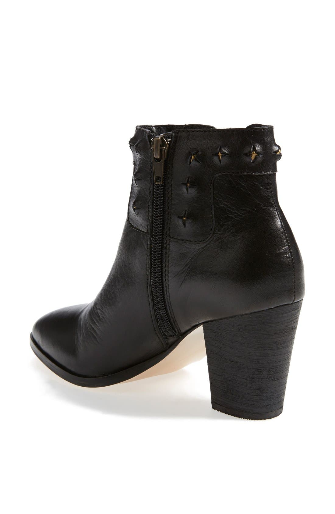 DV by Dolce Vita 'Cactus' Studded Bootie, Alternate, color, BLACK