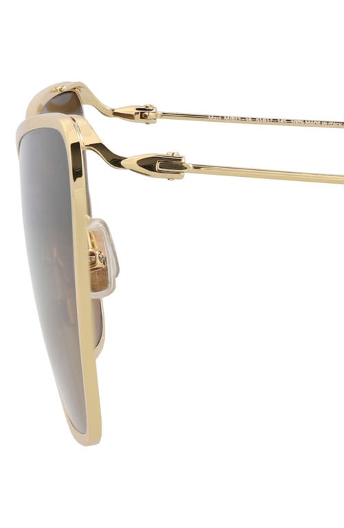 Maui Jim 63mm Polarized Cat Eye Sunglasses In Gold