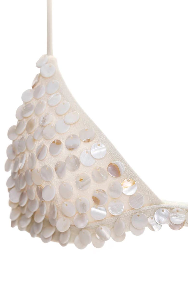 Agua Bendita Lisa Kai Paillette Bikini Top, Alternate, color,