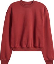 SKIMS Cotton Fleece Blend Classic Crewneck Sweatshirt