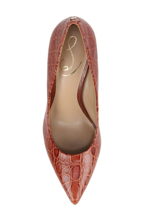 Sam Edelman Hazel Pointed Toe Pump In Brown