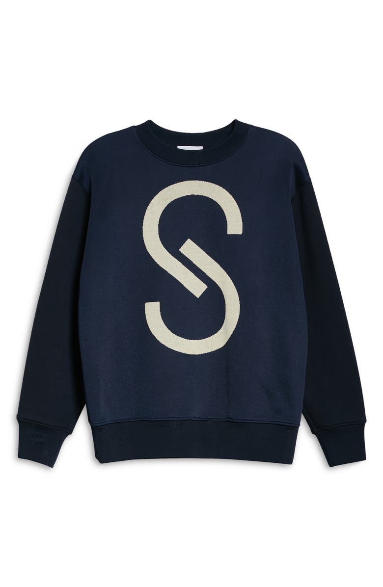 St. John Collection Logo Sweatshirt, Alternate, color, 