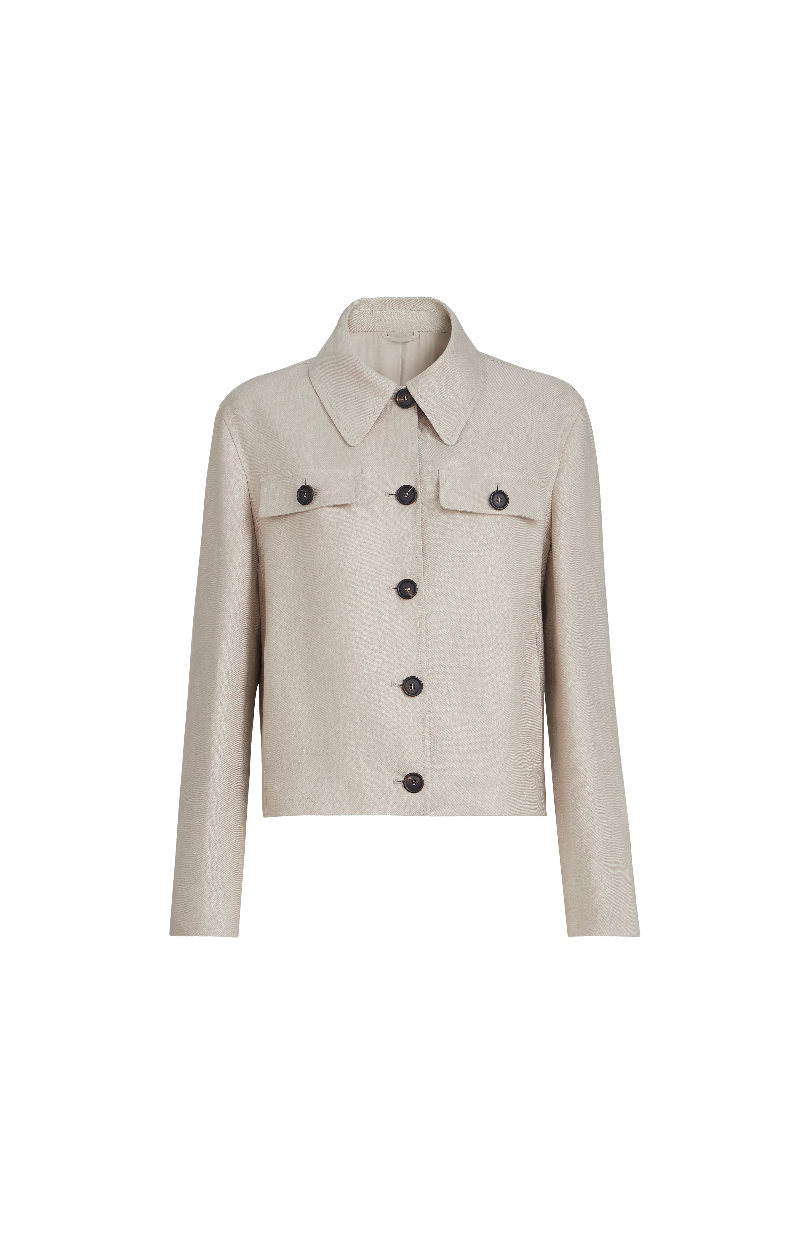 Linen diagonal jacket - image 2