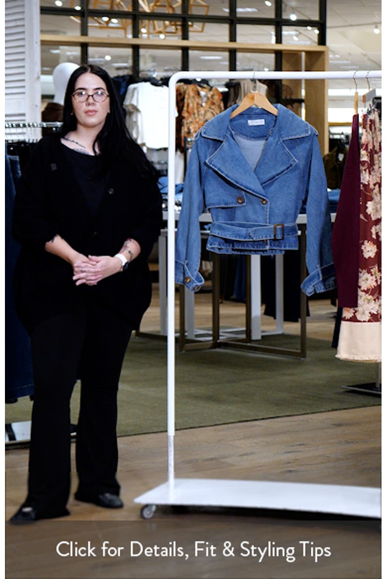 Westwood Double Breasted Crop Denim Jacket video