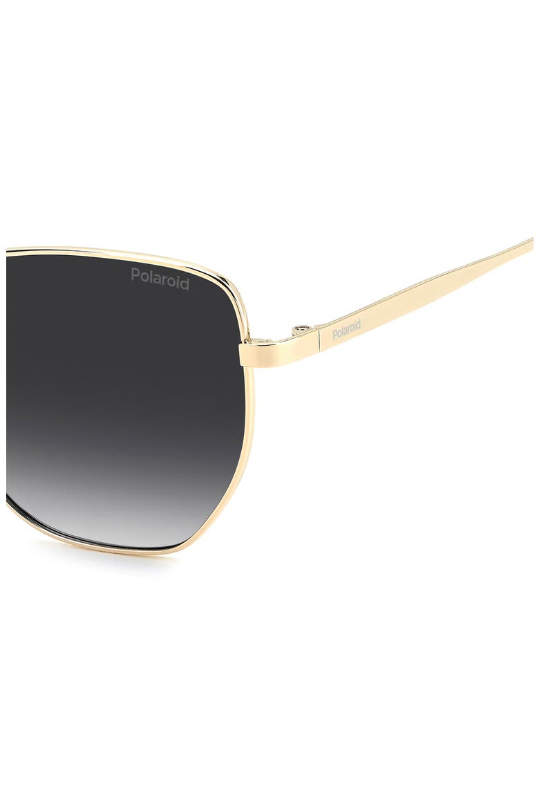 56mm Polarized Gradient Square Sunglasses, Alternate, color, 0J5G-WJ