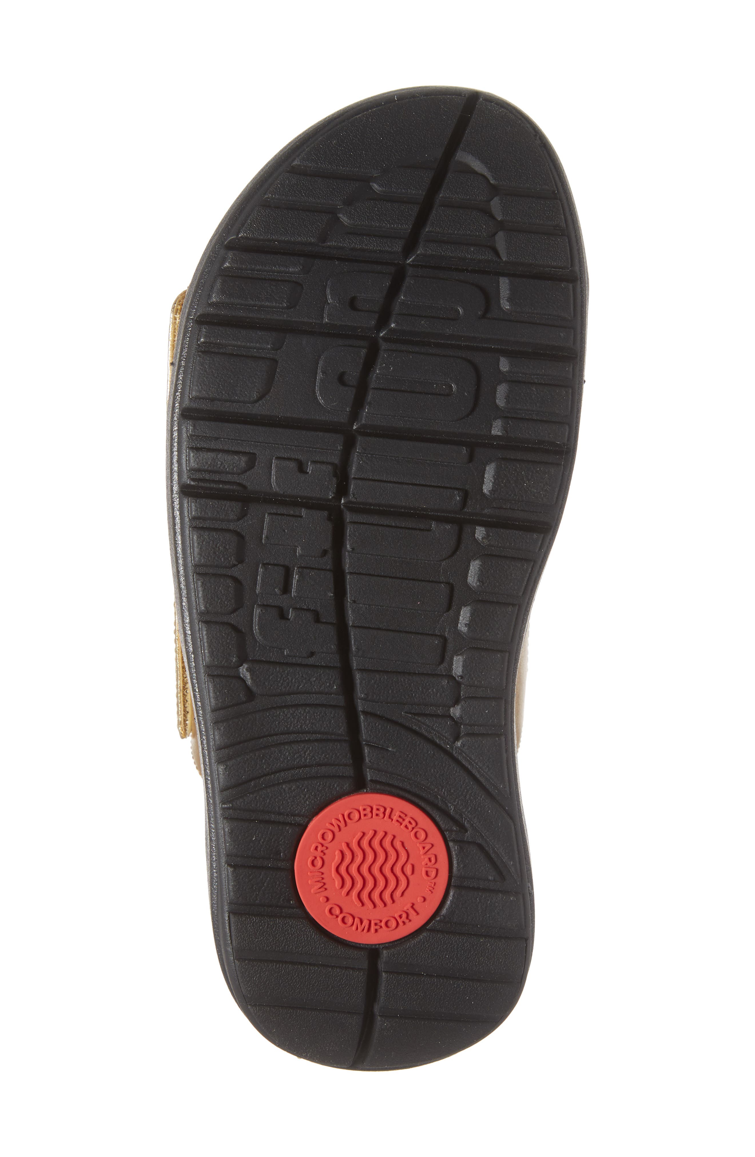 Loosh Luxe Slide Sandal, Alternate, color, ARTISAN GOLD LEATHER