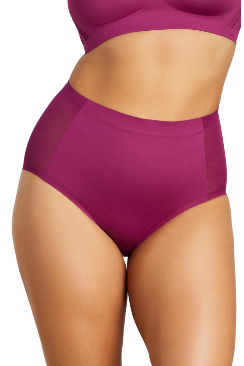 Sexy Smooth Shaping Brief, Main, color, Plum