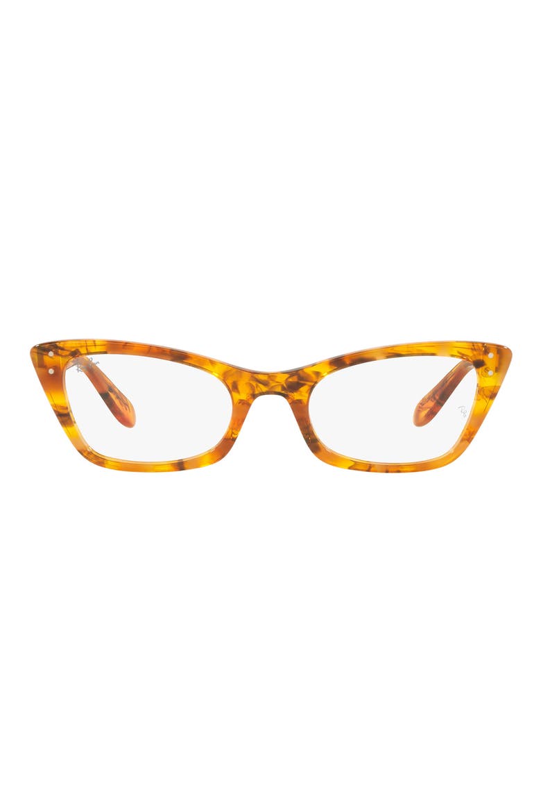Lady Burbank 49mm Cat Eye Optical Glasses, Main, color, TORTOISE RED