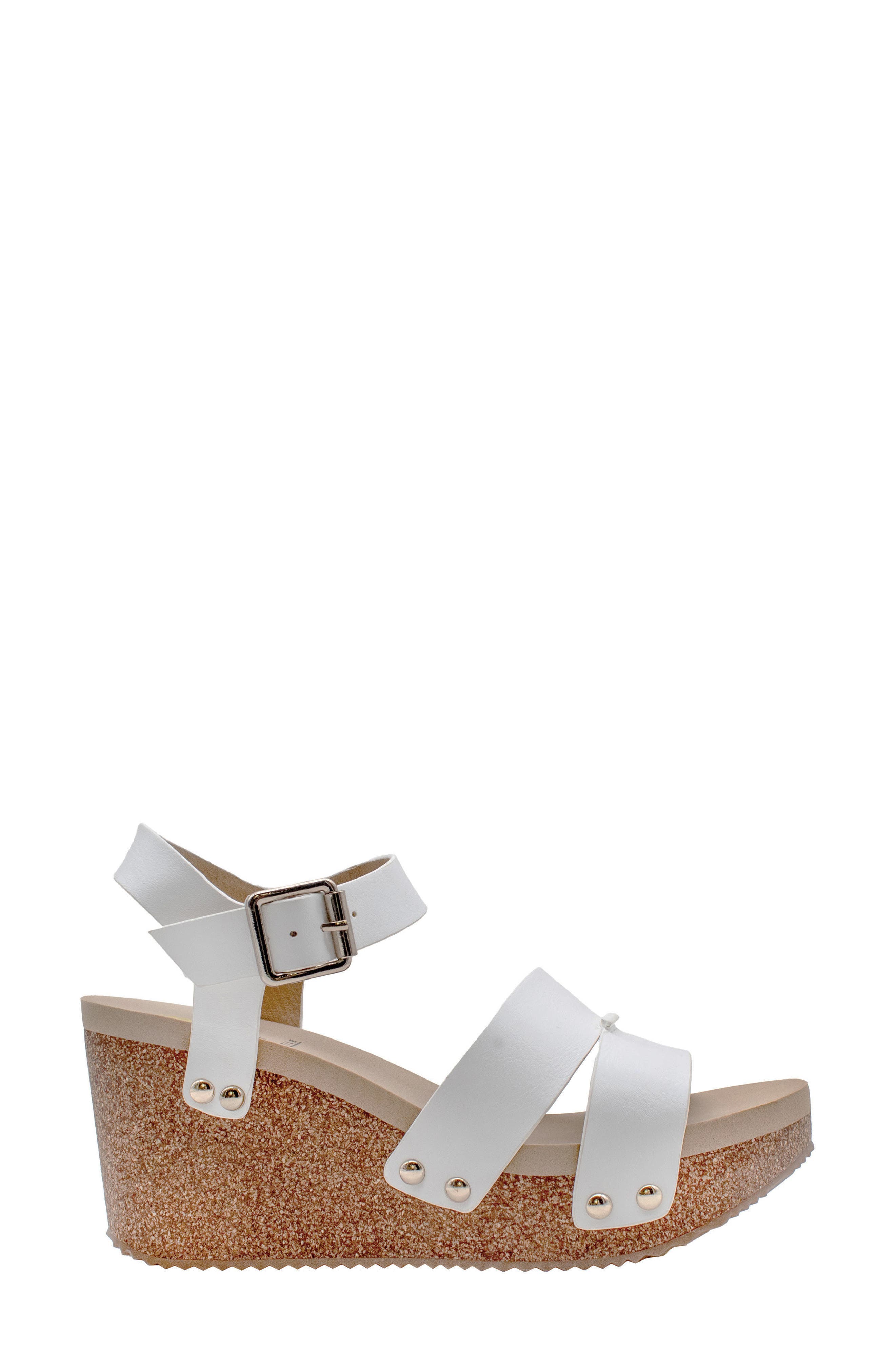 Volatile Agnes Ankle Strap Platform Wedge Sandal, Alternate, color, 