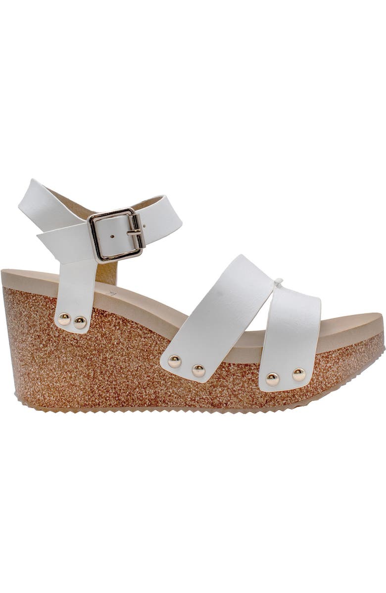 Volatile Agnes Ankle Strap Platform Wedge Sandal, Alternate, color,