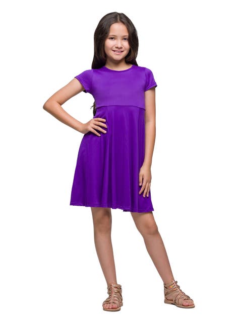 Flowy Short Sleeve Dress