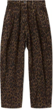 AllSaints Becca Pleated Cotton Blend Trousers