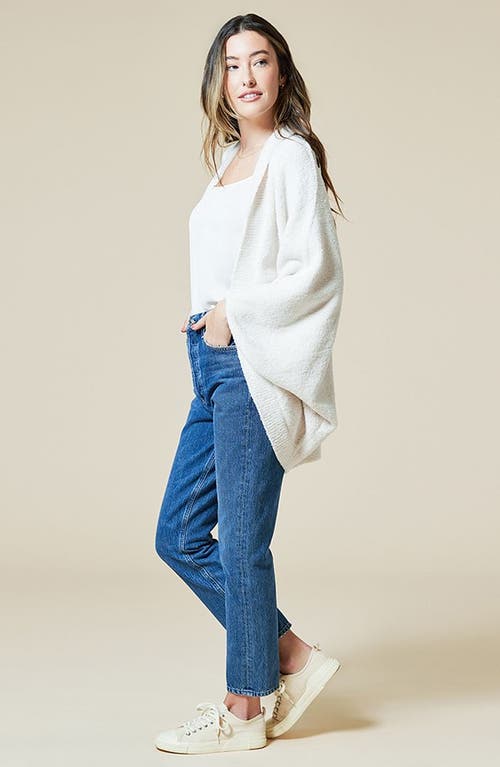 Softies Solid Marshmallow Shawl In Almond