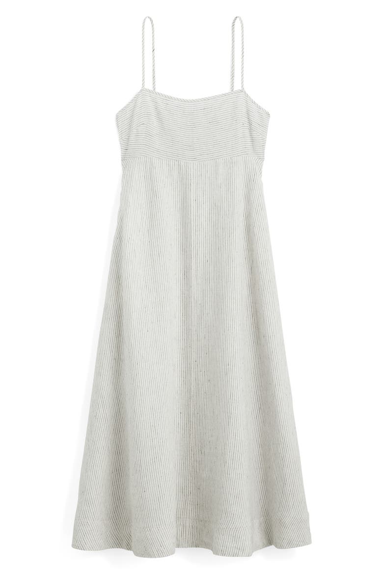 Stripe Empire Waist Midi Sundress, Alternate, color, LIGHTHOUSE