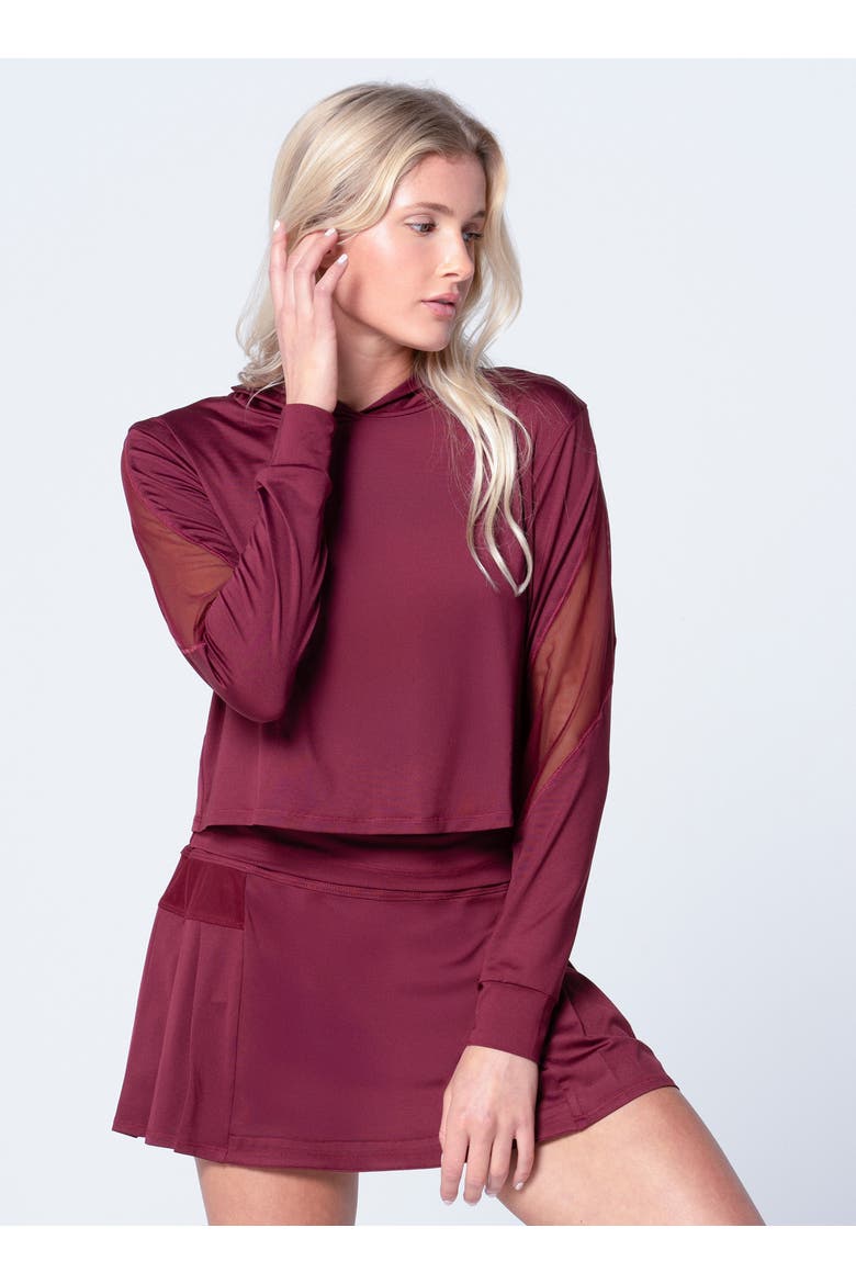 Cindy Hoodie, Alternate, color, Maroon
