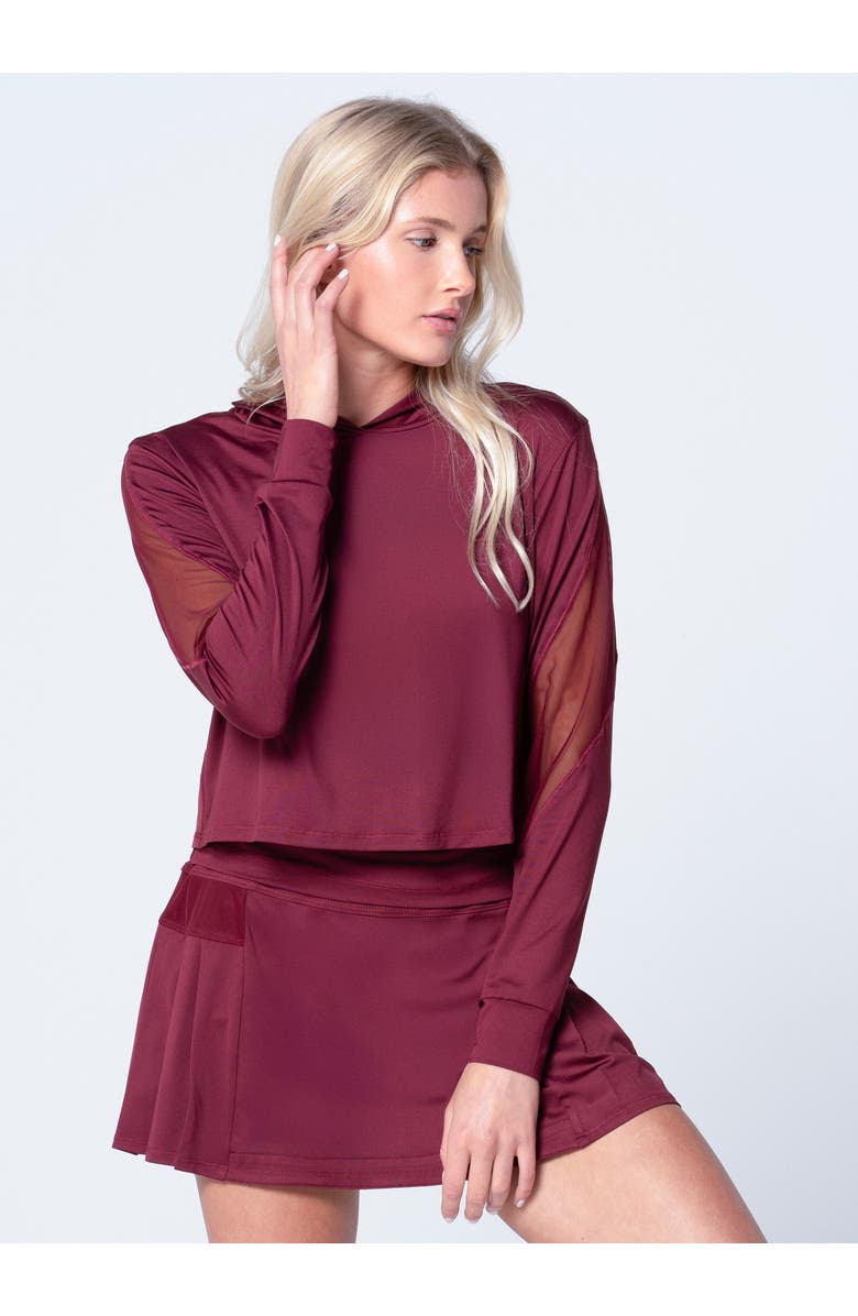 Lucky in Love Cindy Hoodie, Alternate, color, Maroon