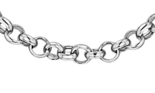Gabi Rielle Rolo Link Chain Necklace In Silver