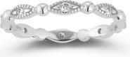 GLAZE JEWELRY Moissanite Stackable Band Ring