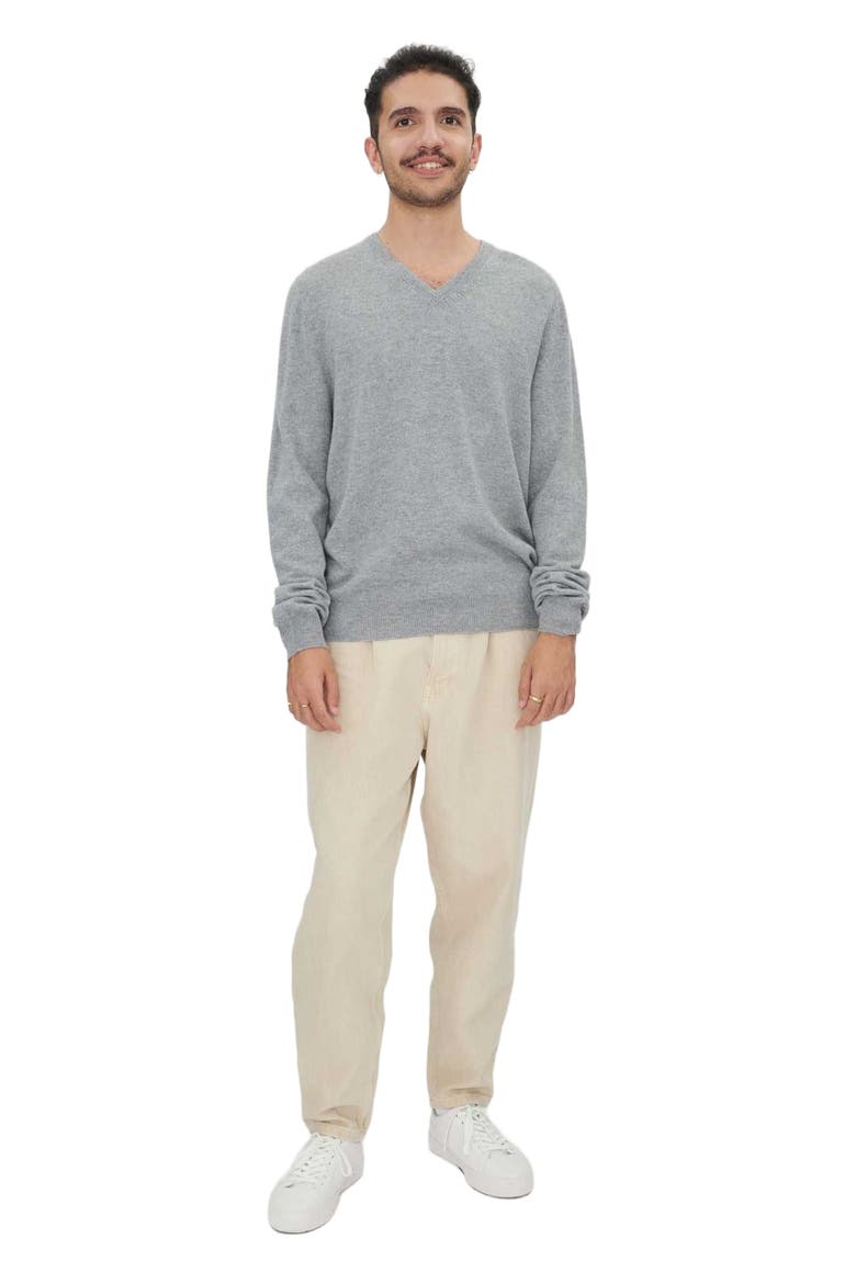 Essential V-Neck Cashmere Sweater, Alternate, color, vapor blue