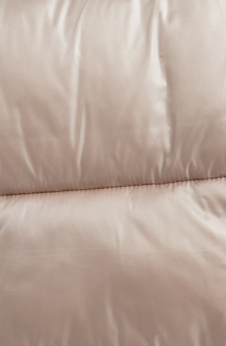 BCBG Missy Nylon Puffer Coat, Alternate, color, Champagne