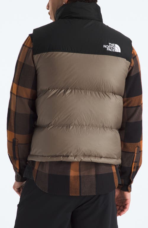The North Face 1996 Retro Nuptse Water Resistant Down Puffer Vest In Neutral