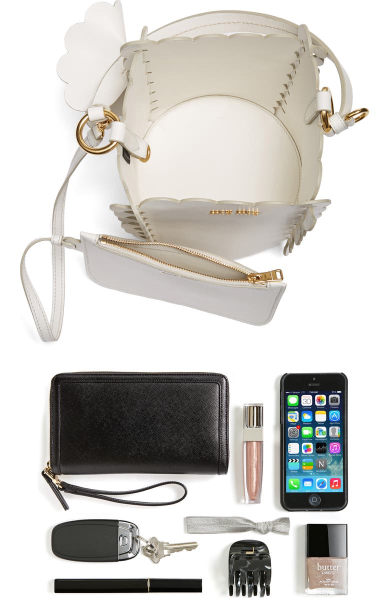 Miu Miu Leather Bucket Bag, Alternate, color,