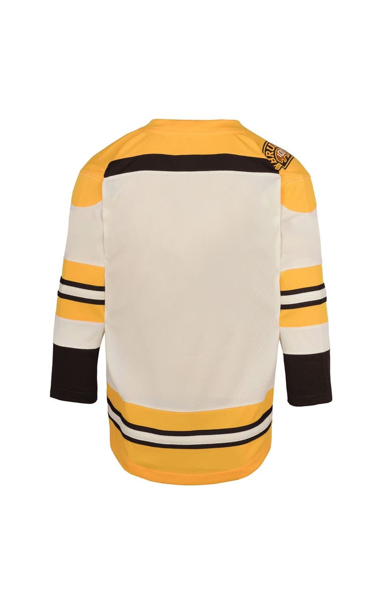 Outerstuff Toddler  Cream Boston Bruins 100th Anniversary Replica Jersey, Alternate, color, 