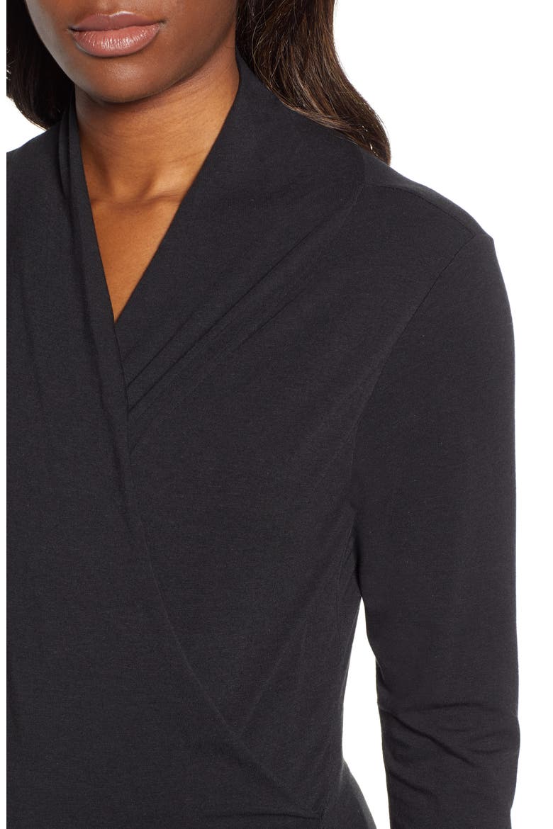 Maternity/Nursing Top, Alternate, color, BLACK
