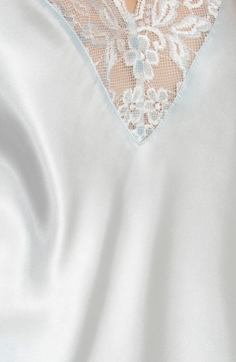 In Bloom by Jonquil Lindsay Satin & Lace Crop Pajamas, Alternate, color, 