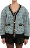 Endless Rose Premium Bouclé Wool Blend Cardigan