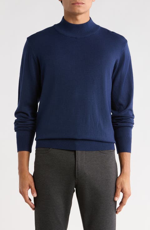 Slim Fit Mock Neck Sweater