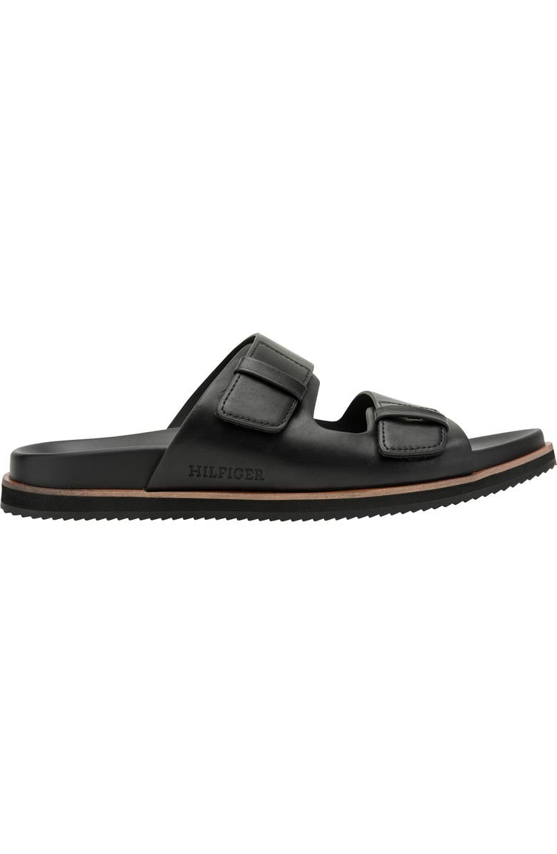 Tommy Hilfiger Welker Double Strap Slide Sandal, Alternate, color, Black