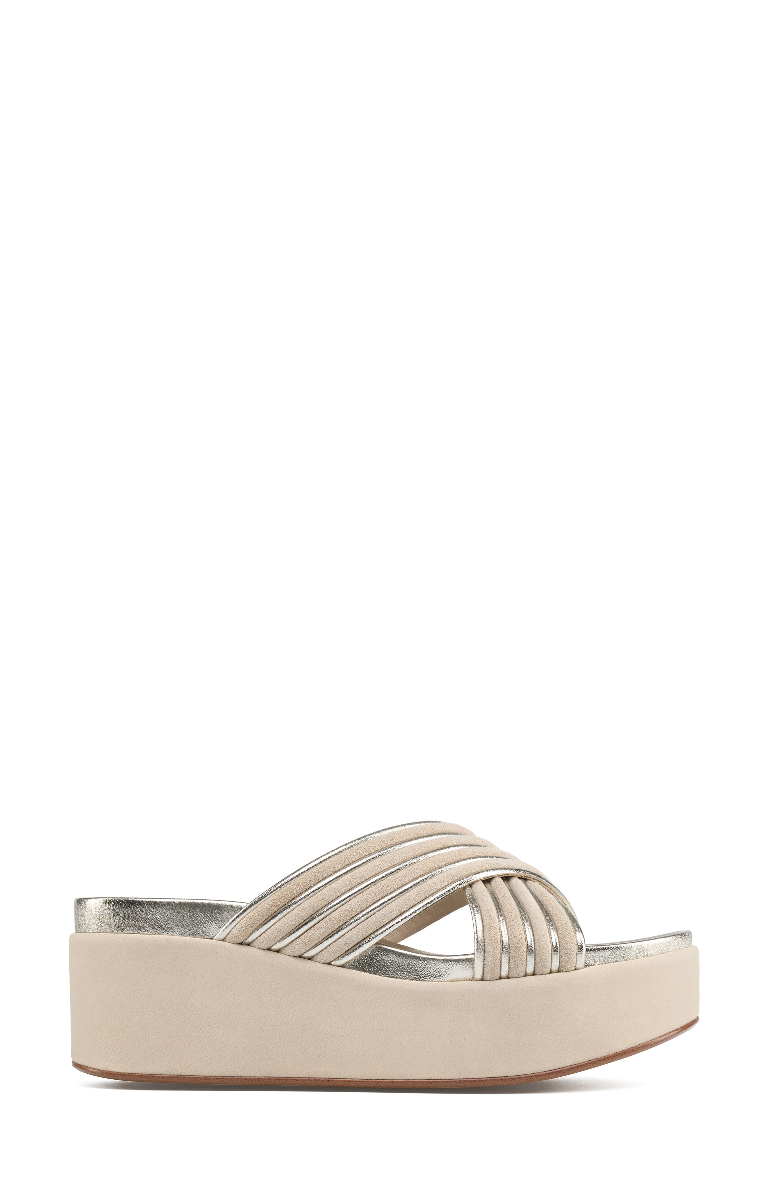 Quiana Platform Sandal, Alternate, color, SAND