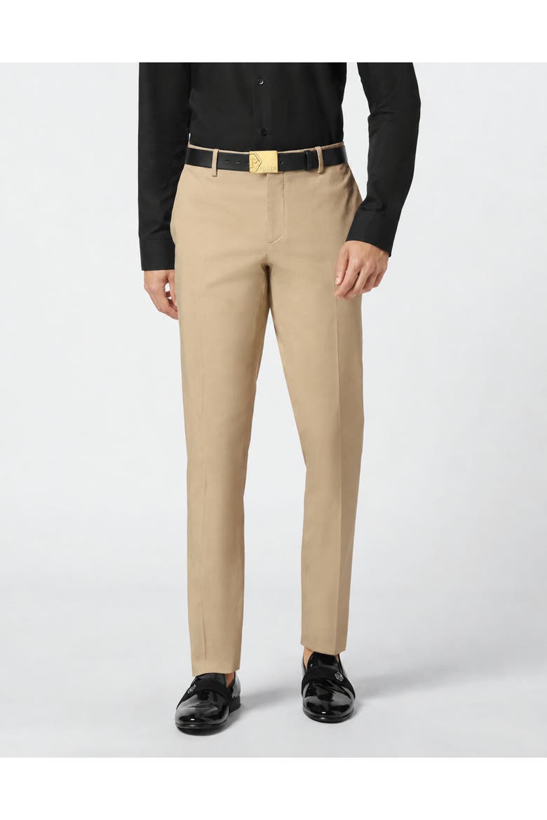 Belt Iconic Plein Men, Main, color, black/gold
