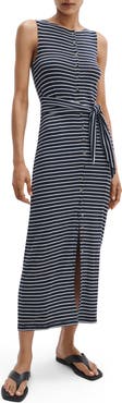 rag & bone The Knit Tie Waist Sleeveless Maxi Dress