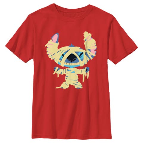 Boy's Lilo & Stitch Halloween Mummy Stitch  Graphic T-Shirt