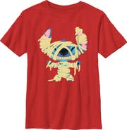 Lilo & Stitch Boy's Lilo & Stitch Halloween Mummy Stitch T-Shirt