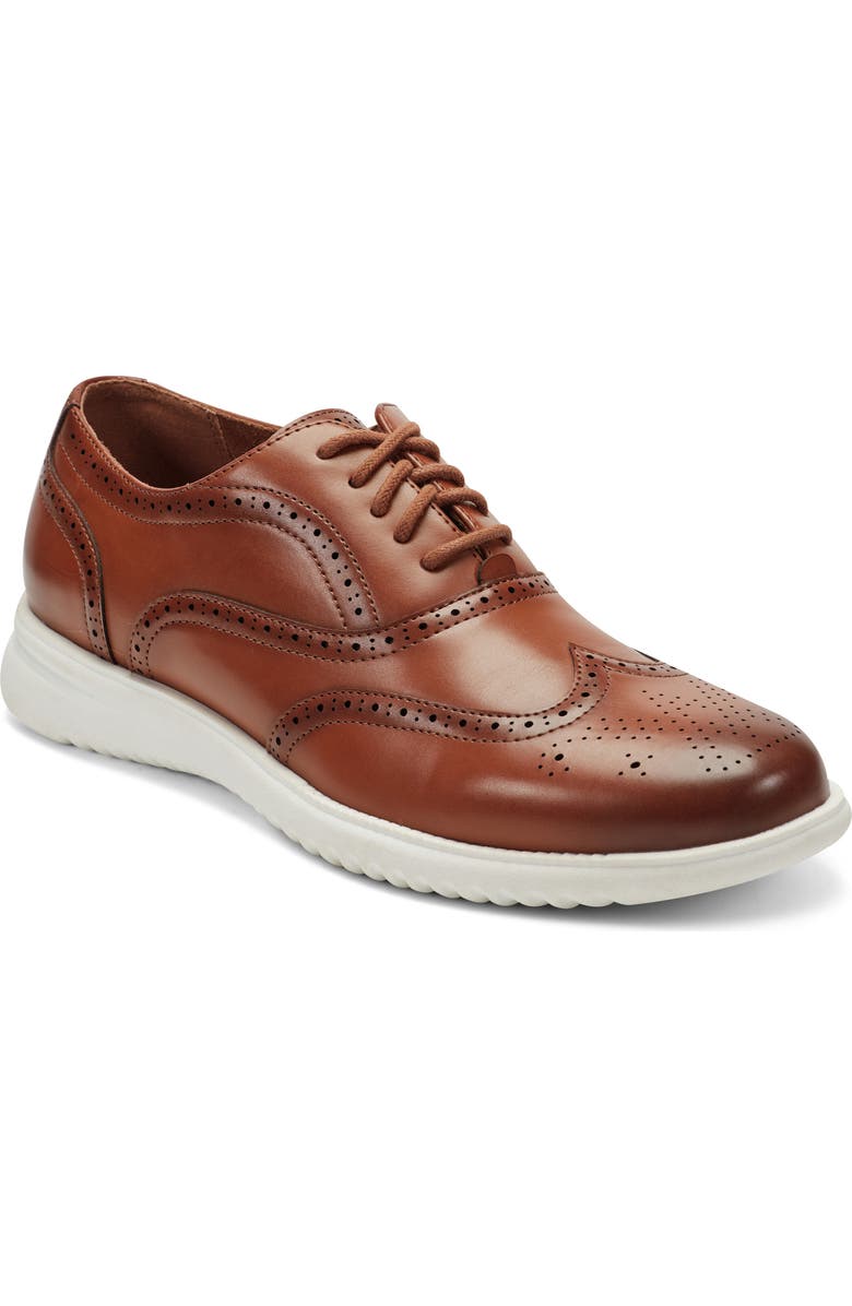 Reaction Kenneth Cole Lace-Up Hybrid Oxford, Main, color, Cognac