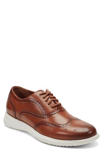 Reaction Kenneth Cole Lace-up Hybrid Oxford In Brown