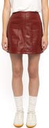 Zadig & Voltaire Jaime Leather Miniskirt
