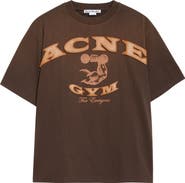 Acne Studios Gym Bro Logo Organic Cotton T-Shirt
