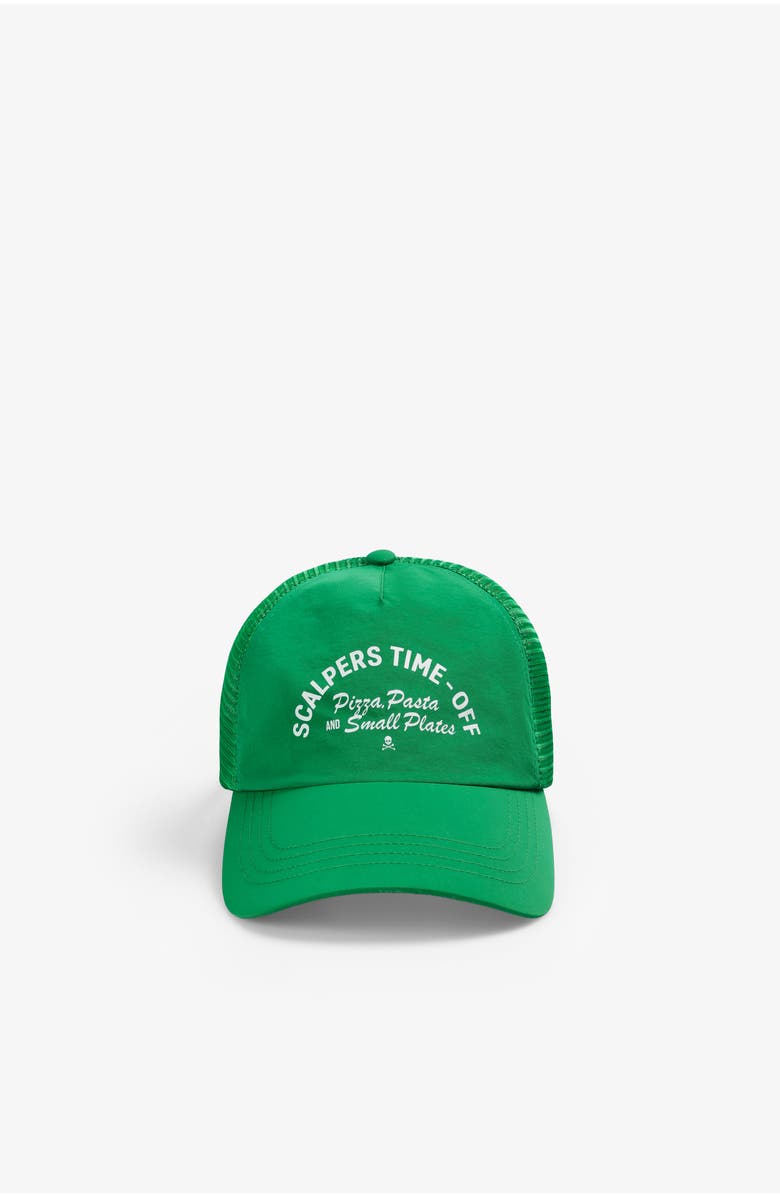 Scalpers Green Trucker Cap, Alternate, color, Green