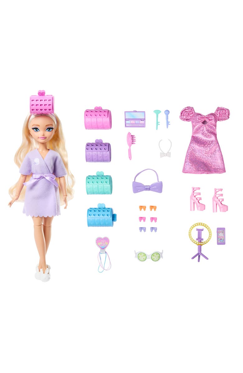 Barbie Dream Besties<sup>™</sup> Get Ready with Me<sup>™</sup> Barbie<sup>®</sup> Malibu Doll Playset, Alternate, color,