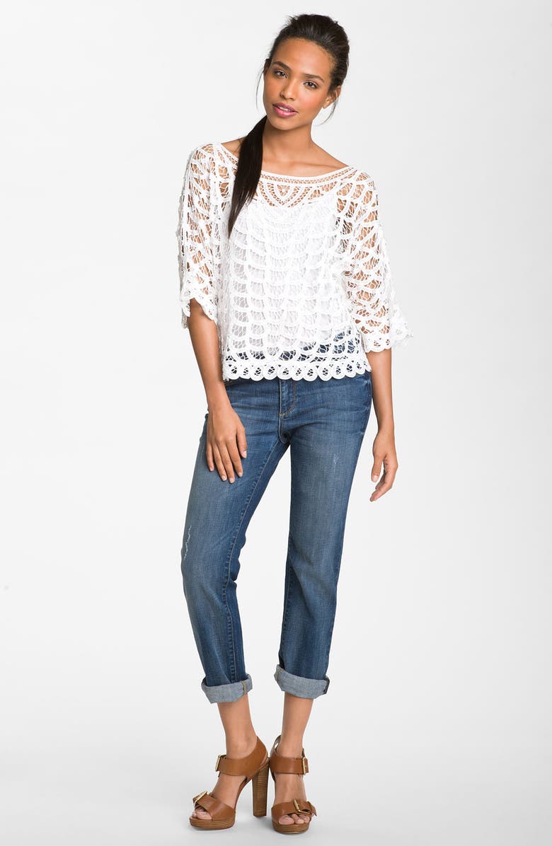 PAIGE Denim 'Jimmy Jimmy' Crop Skinny Jeans, Alternate, color, Denali