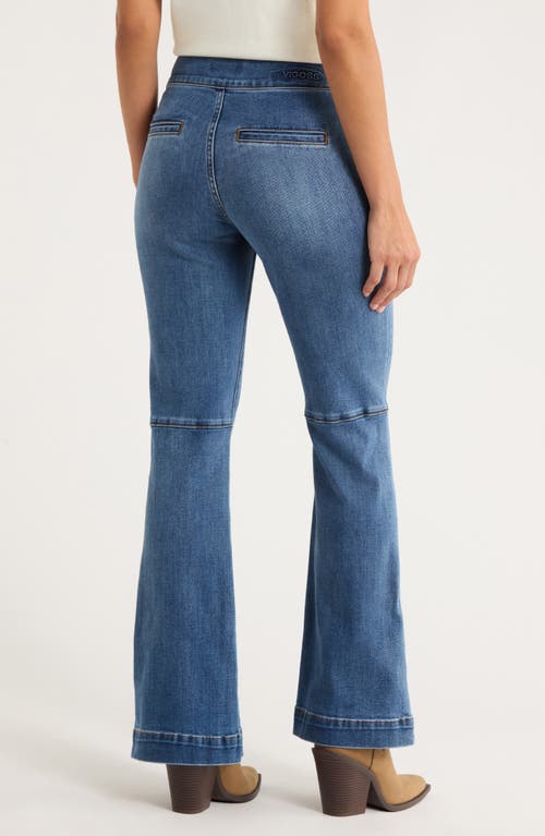 Vigoss Slim Fit Flare Jeans In Blue