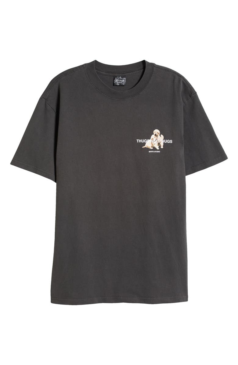 SANTO STUDIO Thugs Need Hugs OG Cotton Graphic T-Shirt, Alternate, color, 
