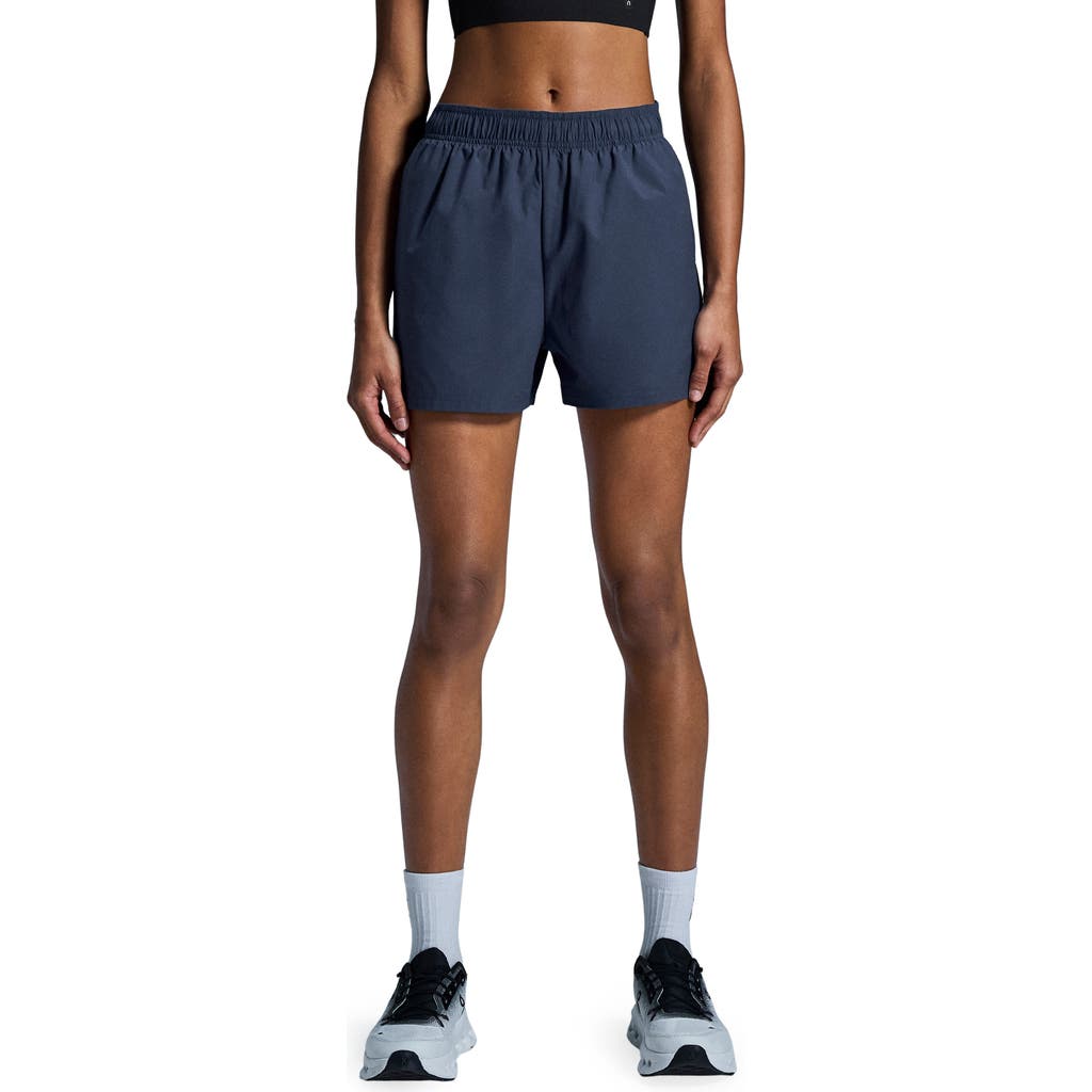 On 3-inch Core Running Shorts In Midnight